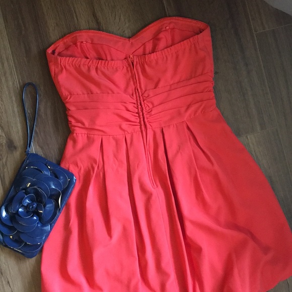 Forever 21 Orange bubble dress - Picture 3 of 4